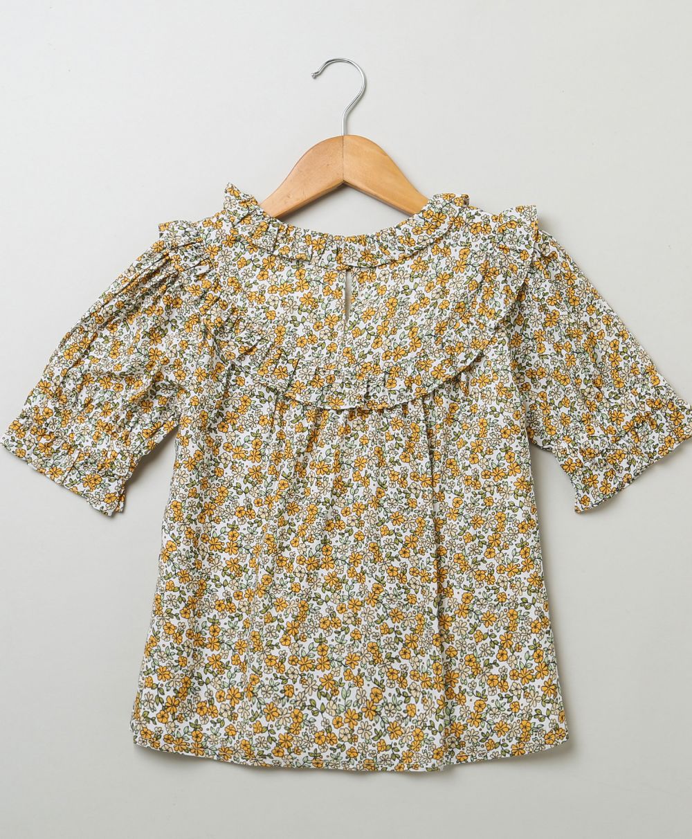 Multicoloured Floral Printed Blouse