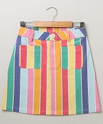 Rainbow Striped Skirt