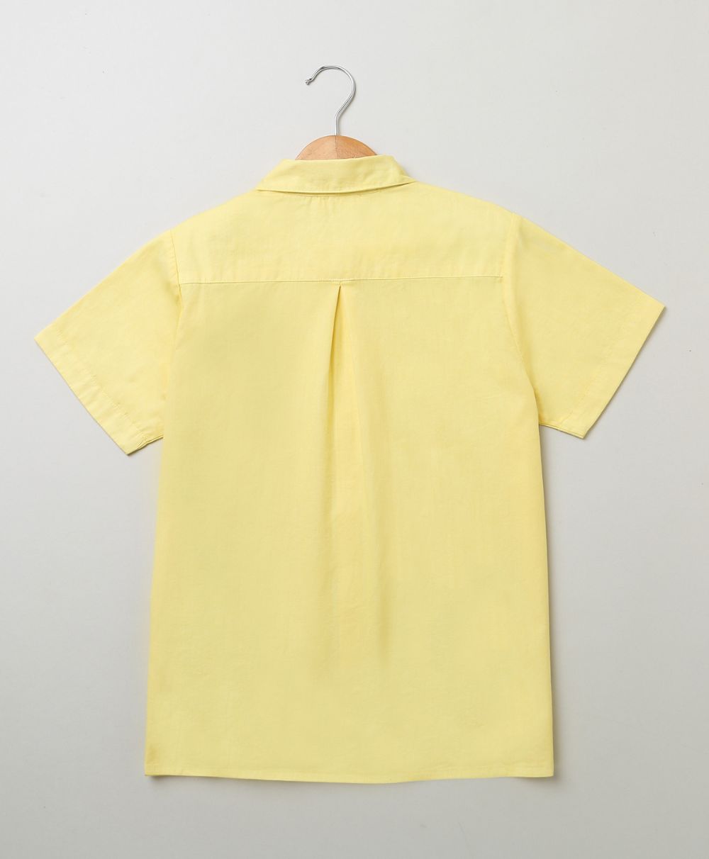 Embroidered Yellow Shirt