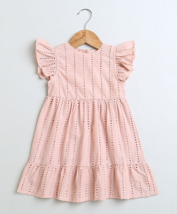 Pastel Pink Schiffly Dress