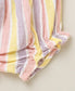 Multicoloured Striped Blouse with a Bloomer