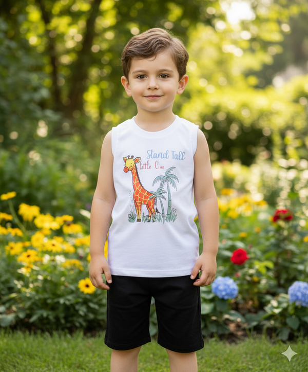 Sweetlime By AS Stand Tall Cotton Jersey Tank Top - White