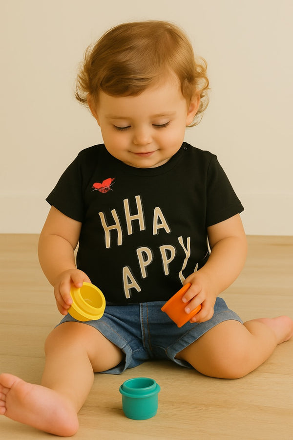 HHA-PPY Vibes Cotton T-shirt - Streetwear