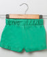 Green Cotton Twill Shorts