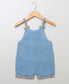 All-over Floral Embroidery Denim Dungaree