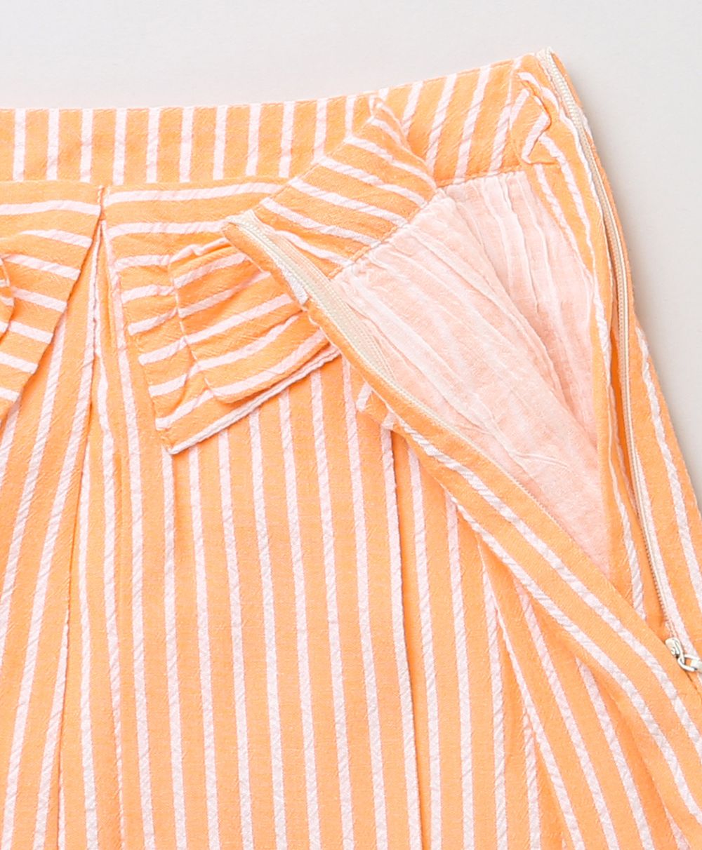 Striped Peach Skirt