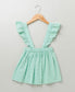 Neon Green Dungaree Skirt