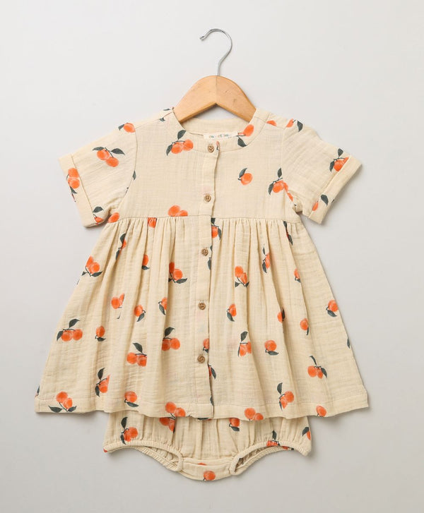 All-over Peach Printed Co-ord Set