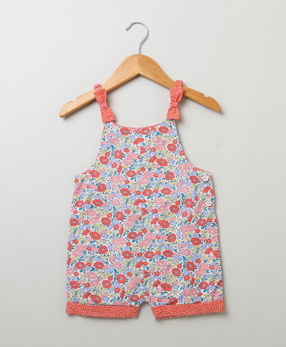 All-over Floral Print Dungaree