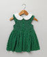 Green Polka Dot Printed Dress