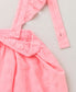 Neon Pink Dungaree Skirt