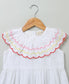 White Ruffle Dress with a Bloomer