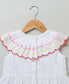 White Ruffle Dress with a Bloomer