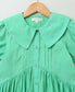 Peter Pan Collar Tiered Cotton Dress