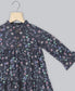 Cotton Denim All Over Floral Printed Dress