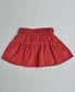 Red Corduroy Skirt