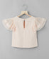 Drop Shoulder Ruffle Sleeve Tee