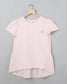 Slub Jersey with Schiffli Embroidery Back Organic Cotton Tee