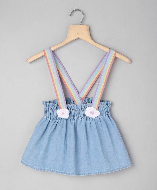 Buy online Dungaree Dress With Striped Top from western wear for Women by  Buynewtrend for 669 at 55 off  2023 Limeroadcom