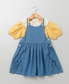 Yellow Top and Denim Dress Co-ord Set