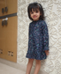 Cotton Denim All Over Floral Printed Dress